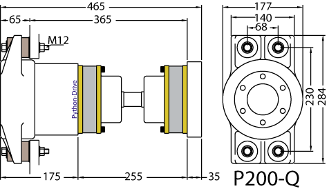 P 200-Q Zeichnung